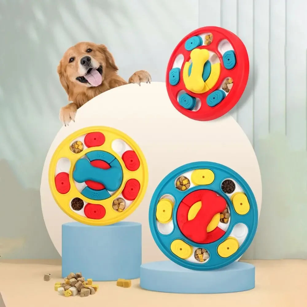 Rotating Pet Feeding Toy Interactive Slow Feeder For Dogs - BarkHatch