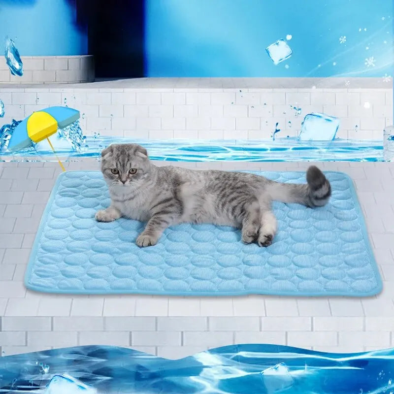 Pet Ice Mats Cooling Sleeping Pad for Cats and Dogs Nest Bed - BarkHatch