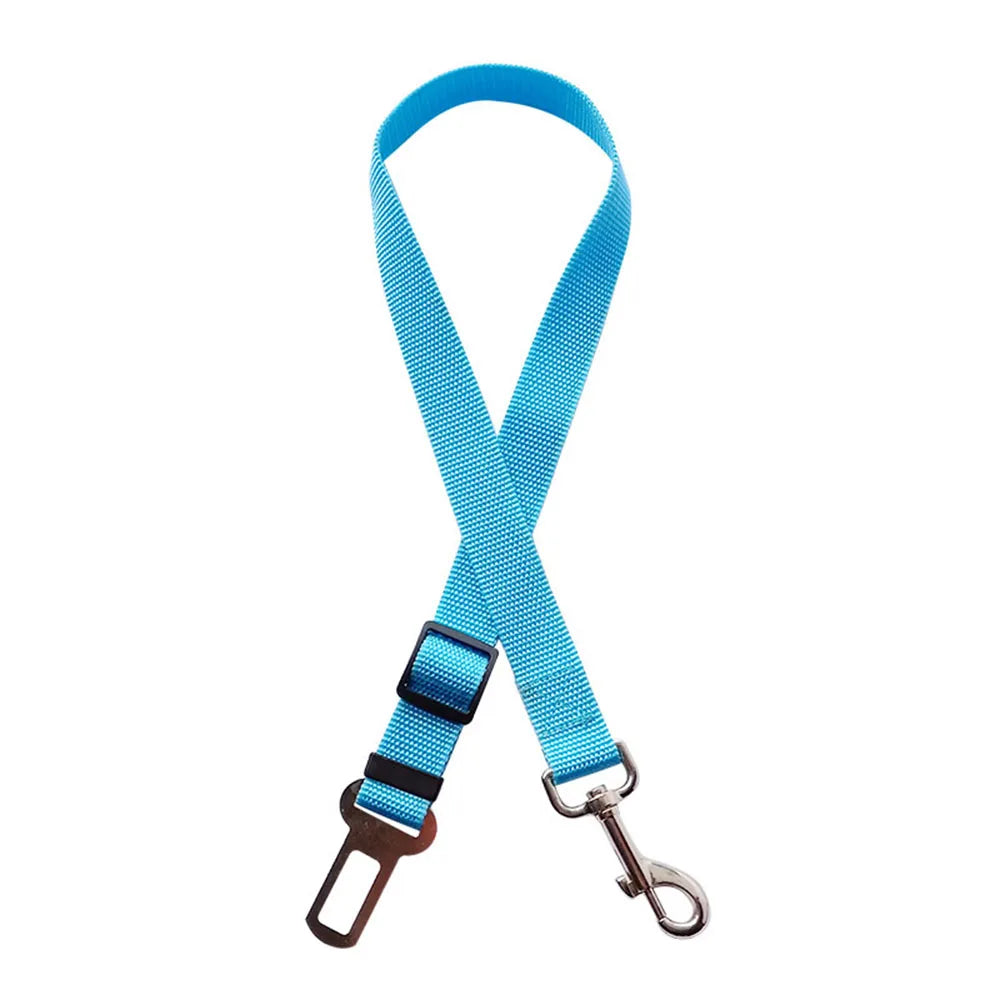 Adjustable Dog Car Seat Belt Harness Reflective Nylon - BarkHatch