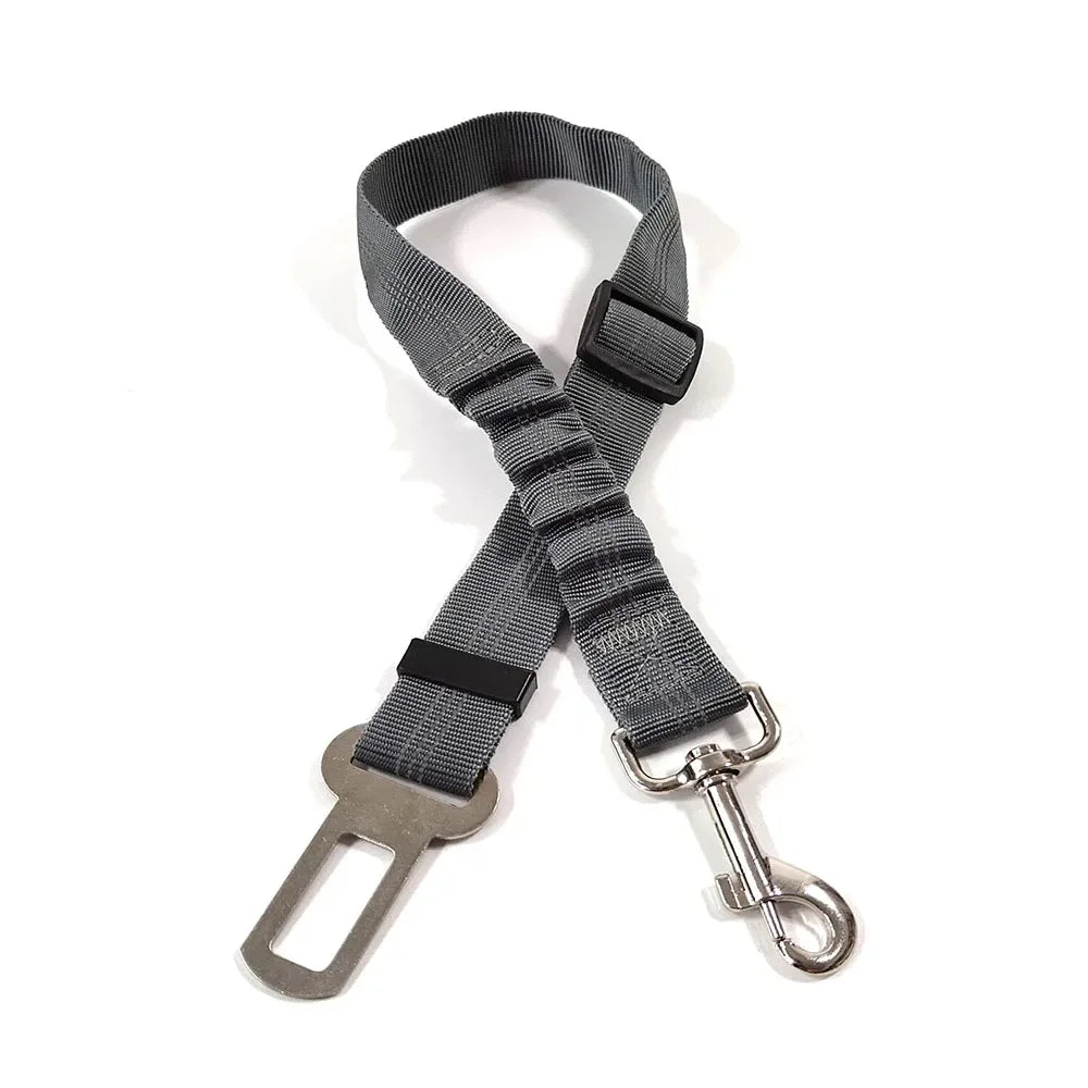 Adjustable Dog Car Seat Belt Harness Reflective Nylon - BarkHatch
