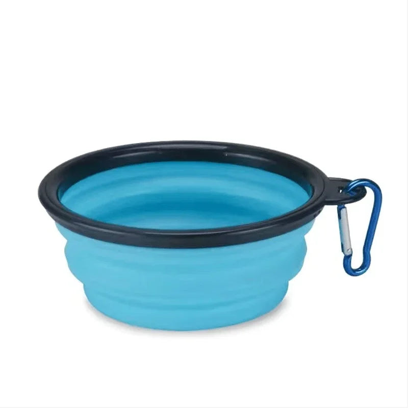 Portable Pet Food Bowl Durable TPR Collapsible Travel Bowl - BarkHatch