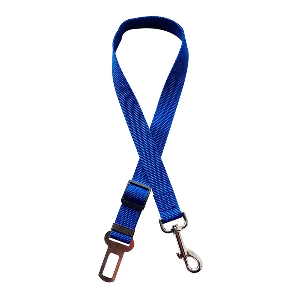 Adjustable Dog Car Seat Belt Harness Reflective Nylon - BarkHatch