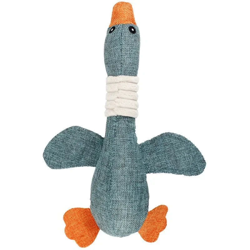 Wild Goose Pet Toy Sound Resistant Teeth Cleaning Dog Cat - BarkHatch