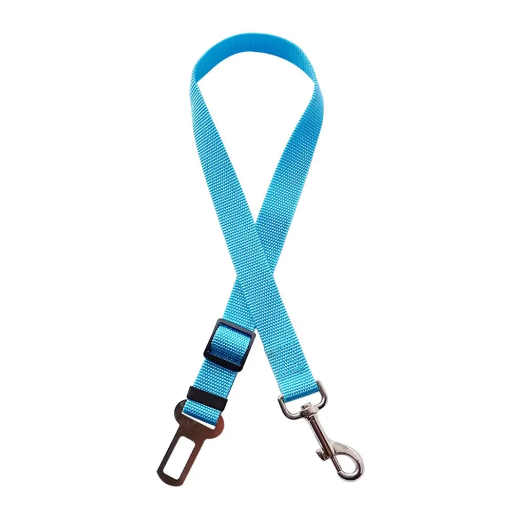 Adjustable Dog Car Seat Belt Harness Reflective Nylon - BarkHatch