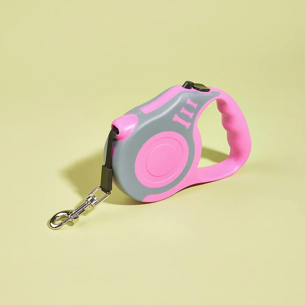 3m 5m Retractable Dog Leash Nylon For Medium Large Dogs - BarkHatch