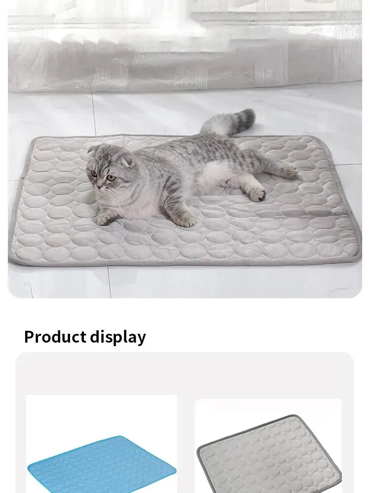 Pet Ice Mats Cooling Sleeping Pad for Cats and Dogs Nest Bed - BarkHatch