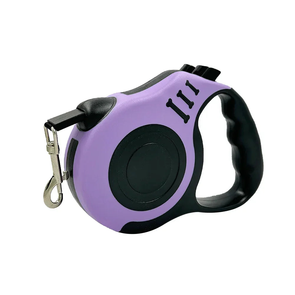 Retractable Dog Leash 3M 5M Nylon for Small Medium Dogs - BarkHatch