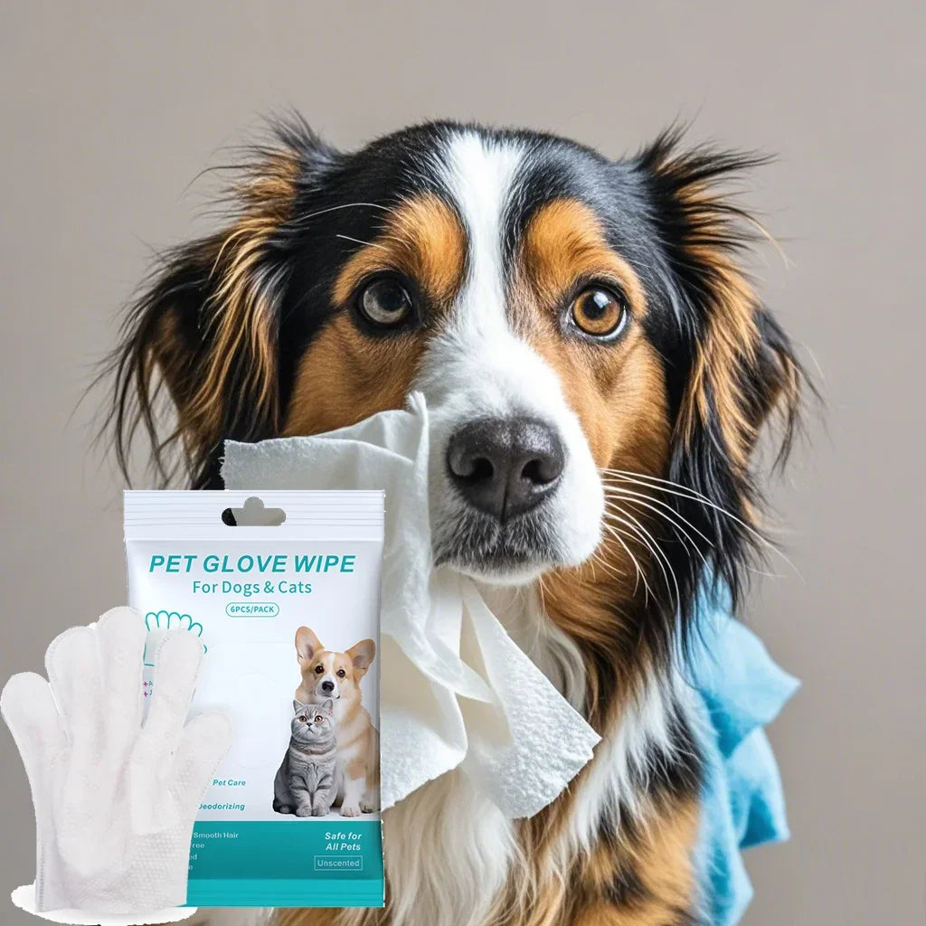 Disposable Gloves For Cat And Dog Bathing Wipes - BarkHatch