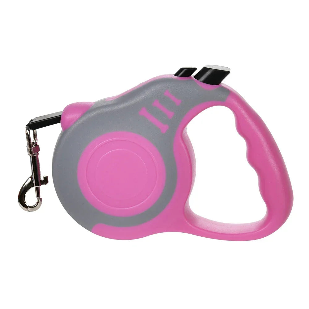 Retractable Dog Leash 3M 5M Nylon for Small Medium Dogs - BarkHatch