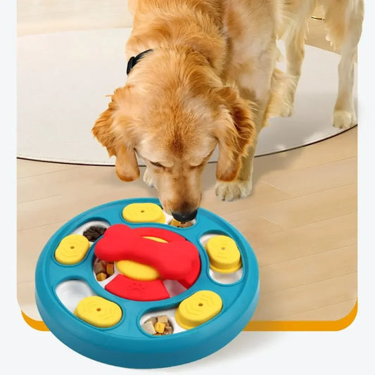 Rotating Pet Feeding Toy Interactive Slow Feeder For Dogs - BarkHatch