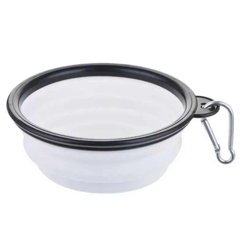 Portable Pet Food Bowl Durable TPR Collapsible Travel Bowl - BarkHatch