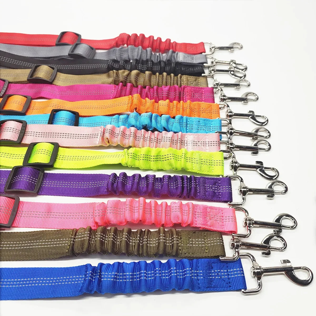 Adjustable Dog Car Seat Belt Harness Reflective Nylon - BarkHatch