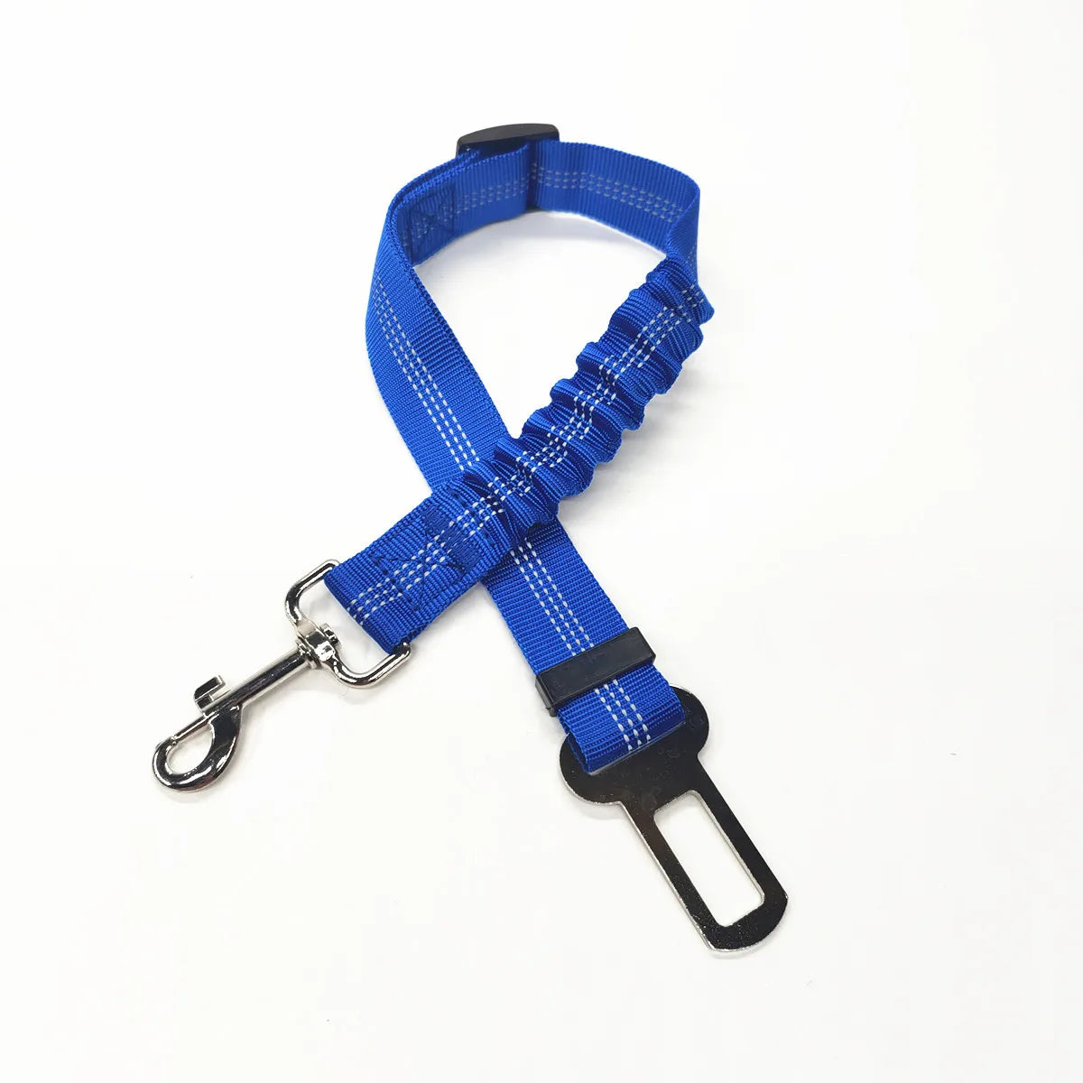 Adjustable Dog Car Seat Belt Harness Reflective Nylon - BarkHatch