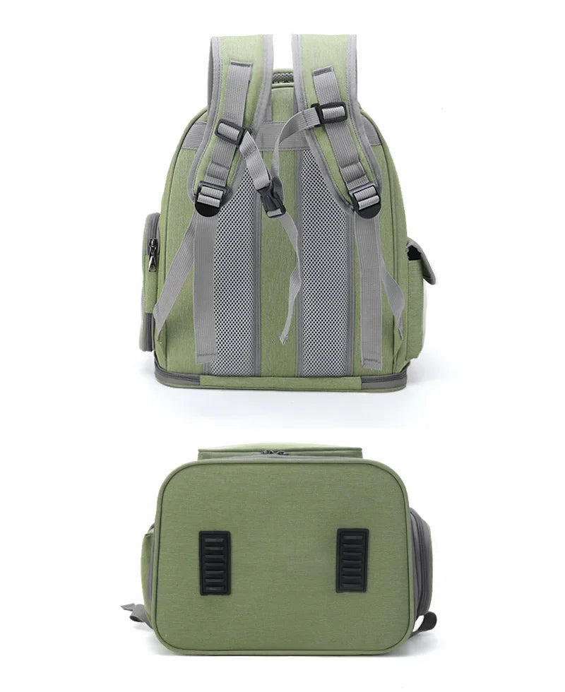 Transparent Cat Carrier Backpack Breathable Travel Bag - BarkHatch
