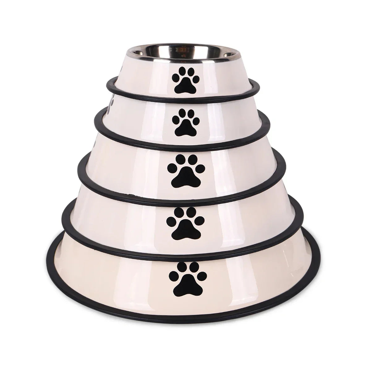 1PC Stainless Steel Pet Bowl Cat Bowl Dog Food Bowl Multi-Specification Anti-fall Food Bowl Food Bowl Feeding Pet Supplies - BarkHatch