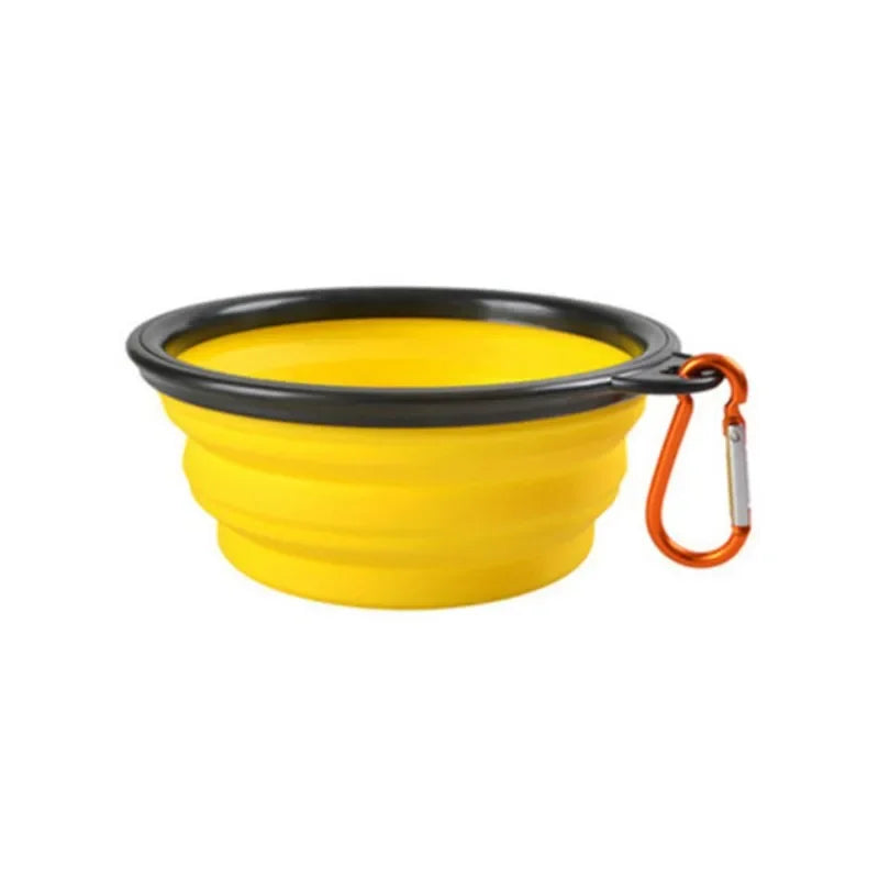 Portable Pet Food Bowl Durable TPR Collapsible Travel Bowl - BarkHatch