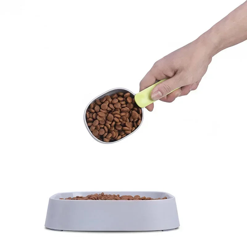 Portable Multifunction Pet Feeding Spoon And Sealing Bag Clip - BarkHatch