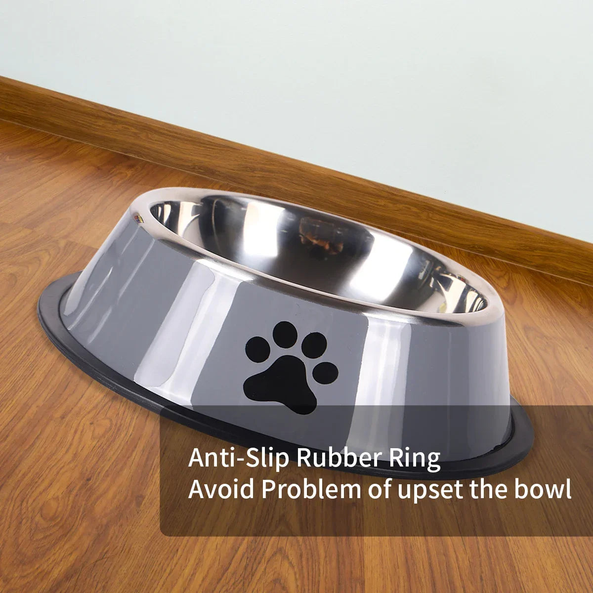 1PC Stainless Steel Pet Bowl Cat Bowl Dog Food Bowl Multi-Specification Anti-fall Food Bowl Food Bowl Feeding Pet Supplies - BarkHatch