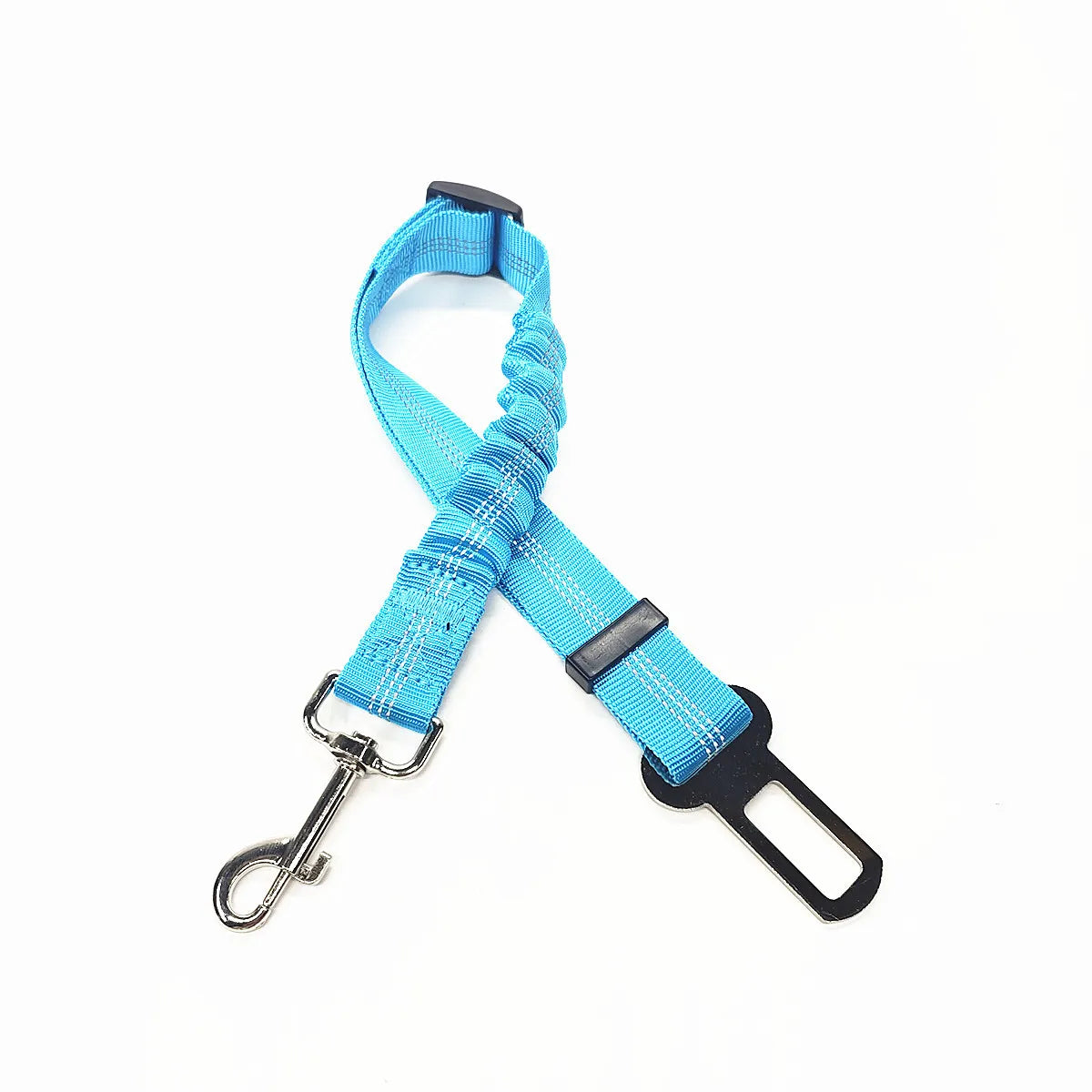 Adjustable Dog Car Seat Belt Harness Reflective Nylon - BarkHatch