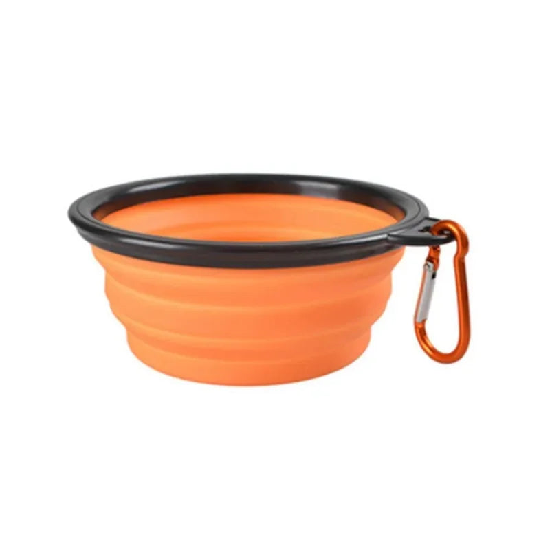 Portable Pet Food Bowl Durable TPR Collapsible Travel Bowl - BarkHatch