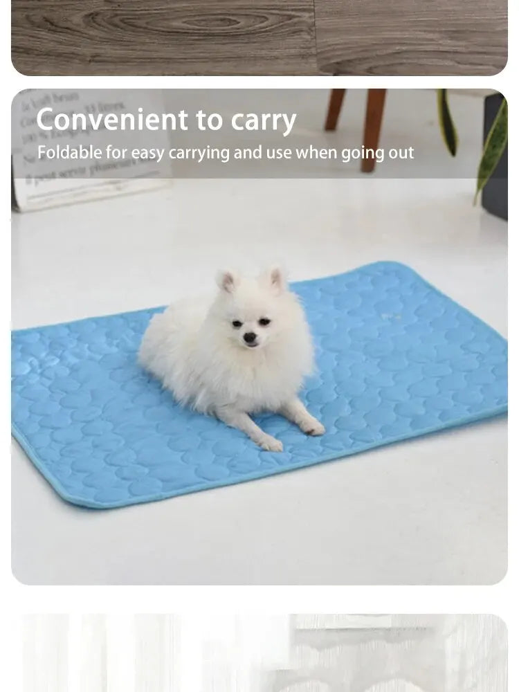 Pet Ice Mats Cooling Sleeping Pad for Cats and Dogs Nest Bed - BarkHatch