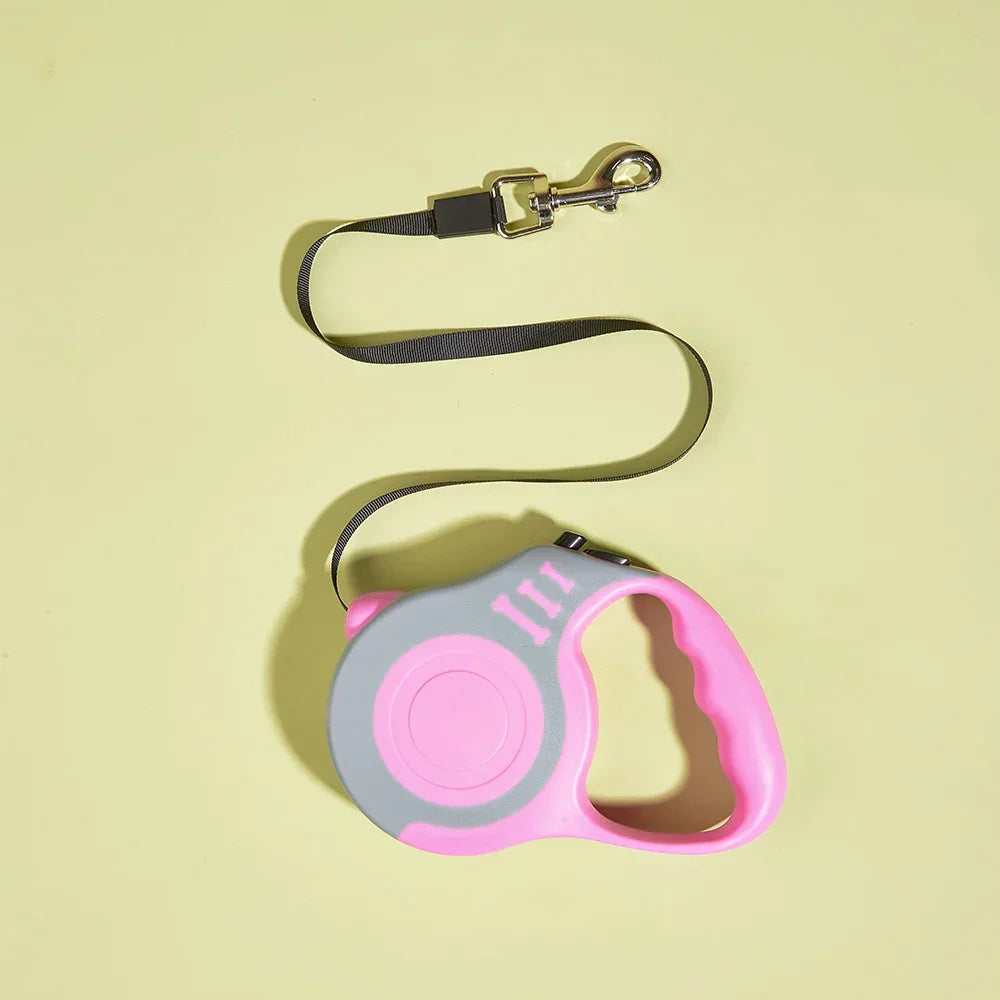 3m 5m Retractable Dog Leash Nylon For Medium Large Dogs - BarkHatch