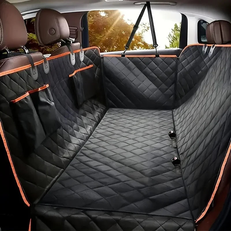 Premium Waterproof Dog Hammock Car Seat Cover Scratch Resistant - BarkHatch