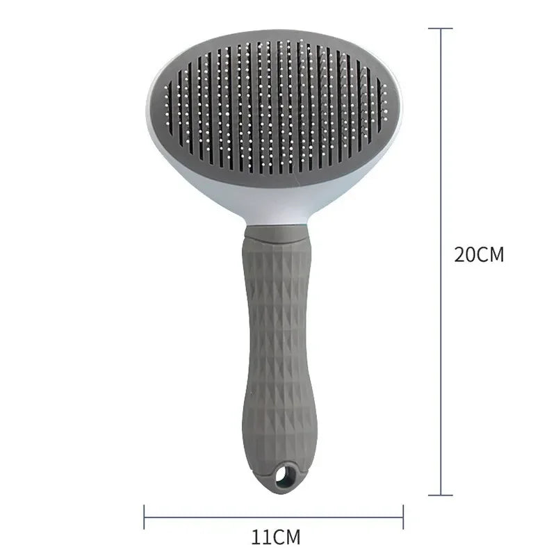 Dog Cat Hair Brush Comb Pet Hair Remover Grooming Tool - BarkHatch