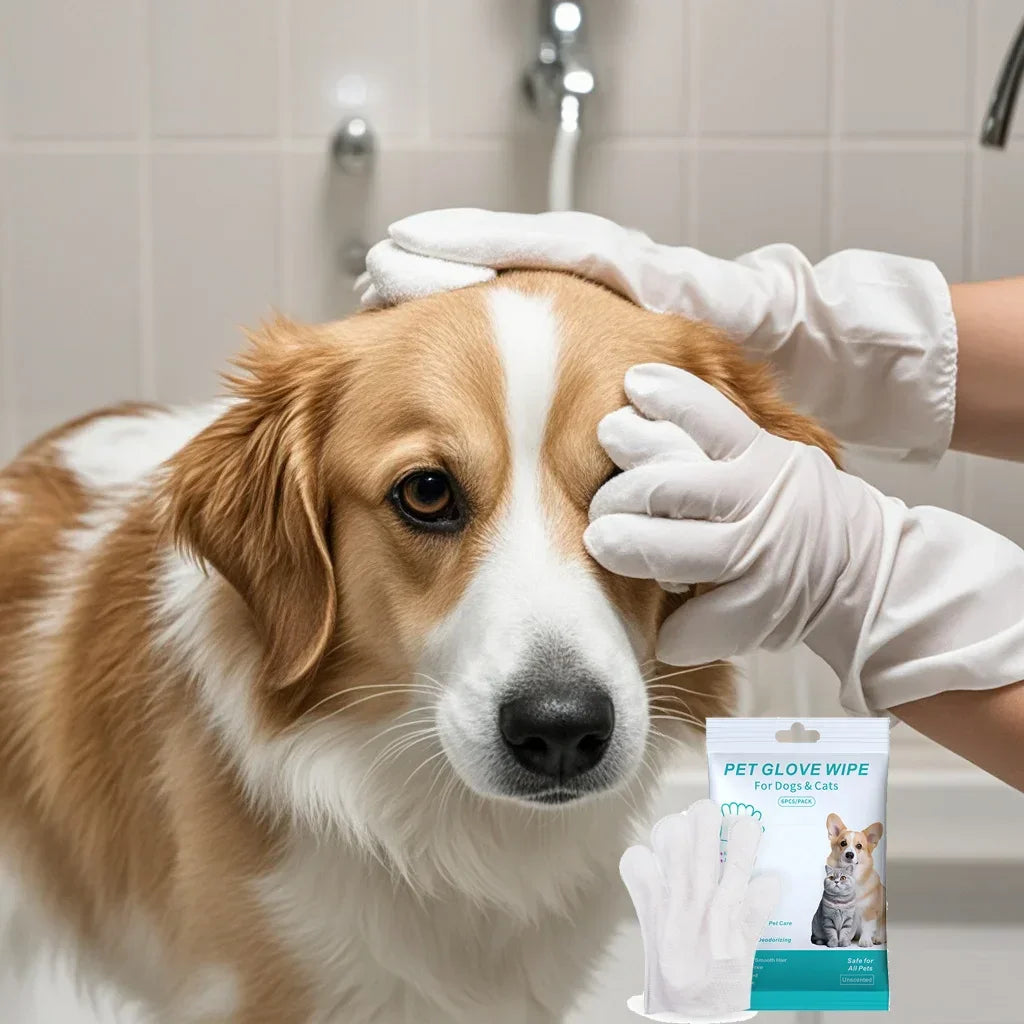 Disposable Gloves For Cat And Dog Bathing Wipes - BarkHatch