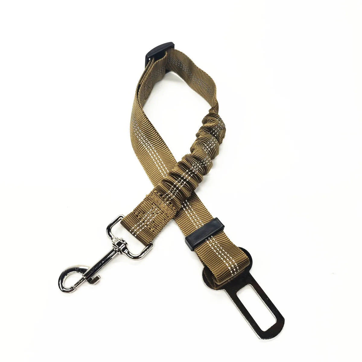 Adjustable Dog Car Seat Belt Harness Reflective Nylon - BarkHatch