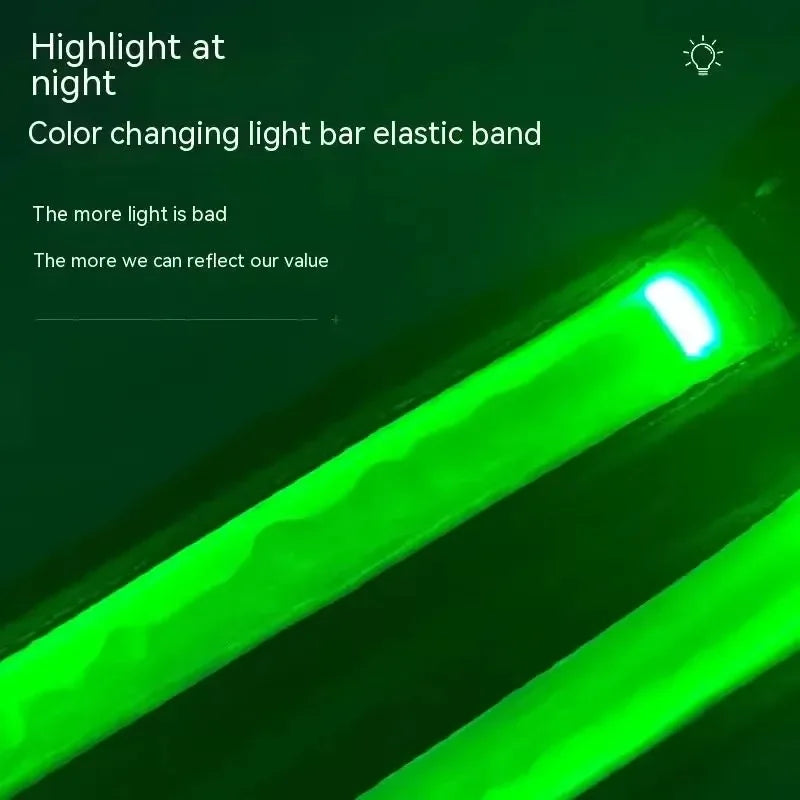 LED Color Changing Dog Harness Reflective Chest Collar - BarkHatch