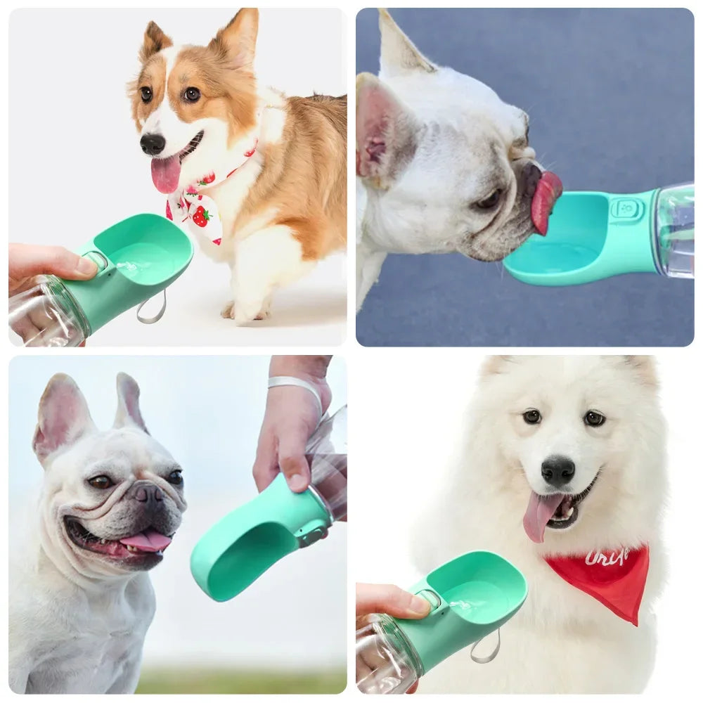 Portable Dog Water Bottle Outdoor Leakproof For Dogs Cats - BarkHatch
