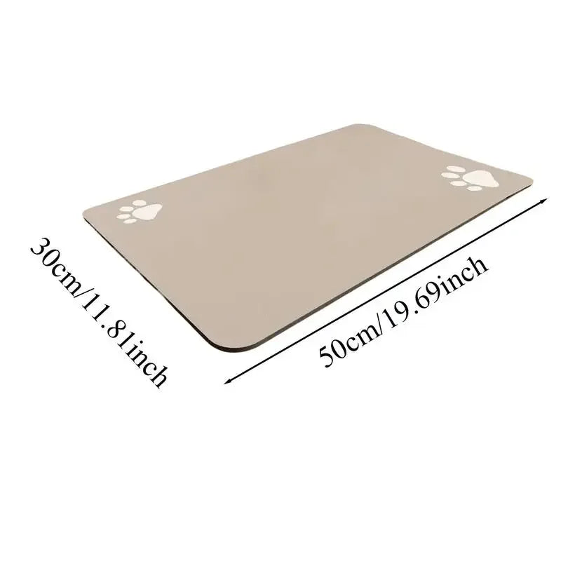 Non Slip Pet Food Placemat Waterproof Feeding Mat For Dogs - BarkHatch