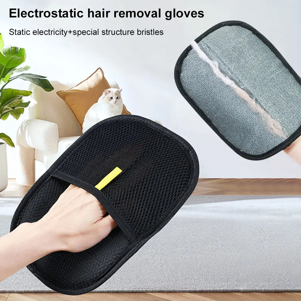 Pet Hair Remover Mitts Gloves Deshedding Brush for Dogs - BarkHatch