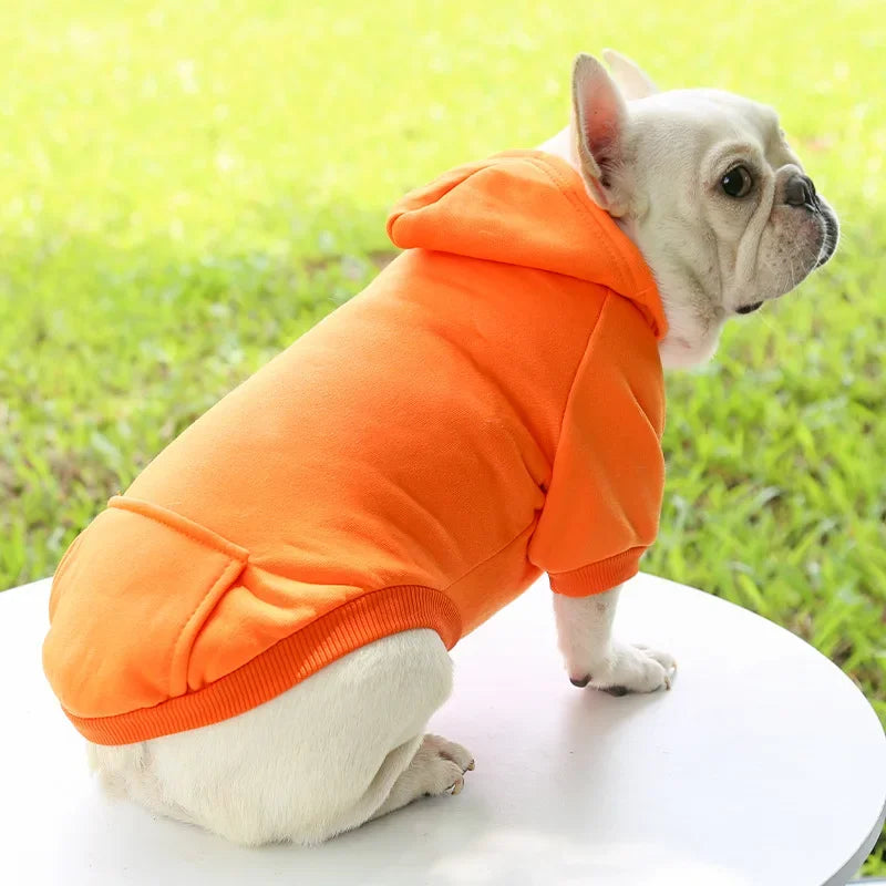 Winter Hooded Dog Sweatshirt For Small Medium Pet Clothing - BarkHatch