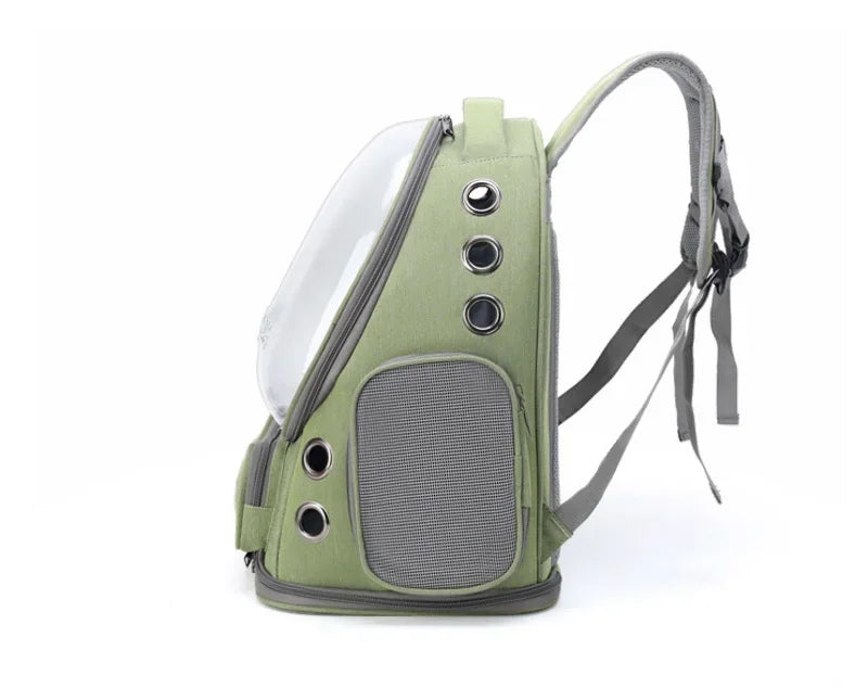 Transparent Cat Carrier Backpack Breathable Travel Bag - BarkHatch