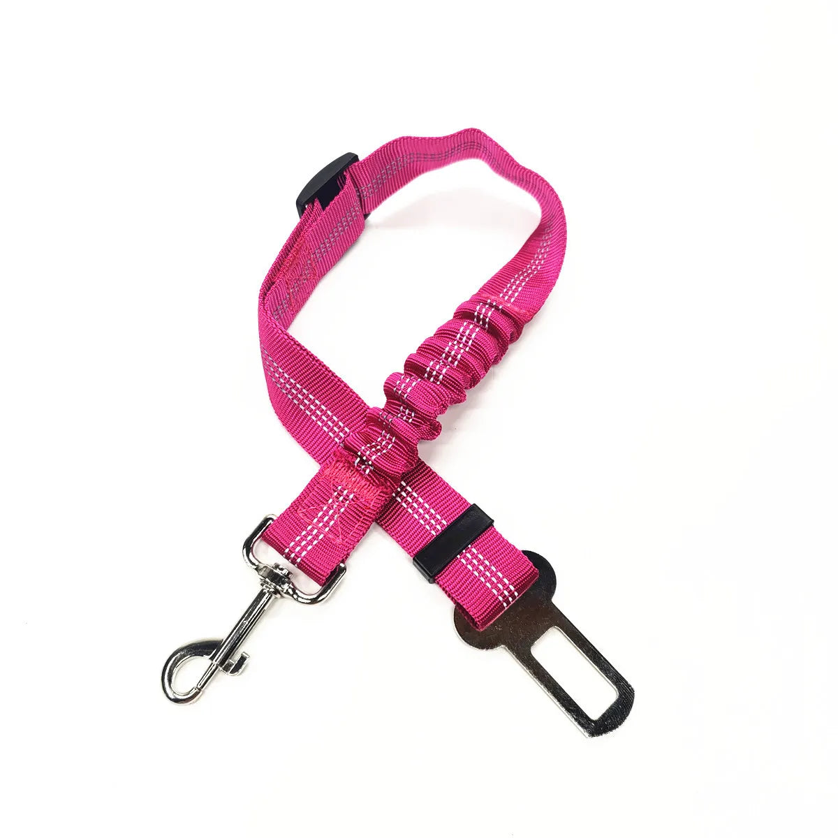 Adjustable Dog Car Seat Belt Harness Reflective Nylon - BarkHatch