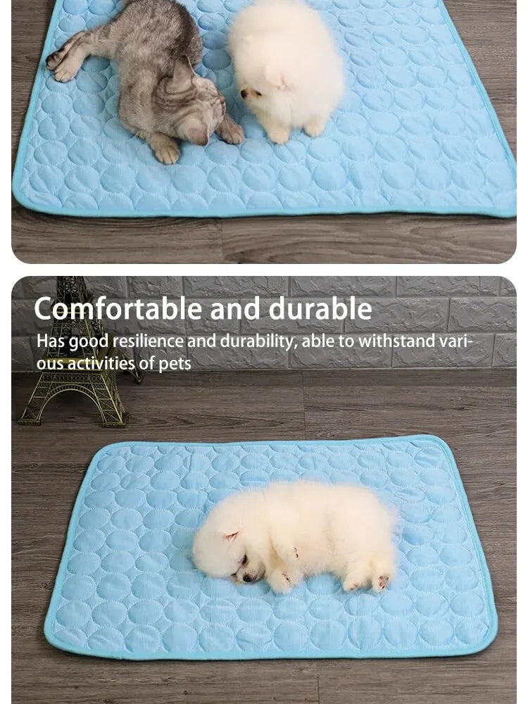 Pet Ice Mats Cooling Sleeping Pad for Cats and Dogs Nest Bed - BarkHatch