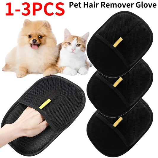 Pet Hair Remover Mitts Gloves Deshedding Brush for Dogs - BarkHatch