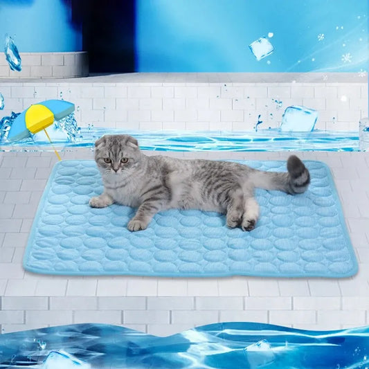 Pet Ice Mats Cooling Sleeping Pad for Cats and Dogs Nest Bed - BarkHatch
