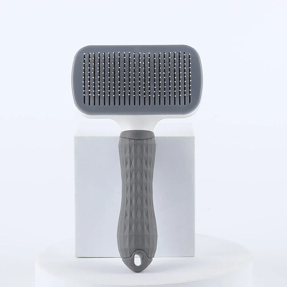 Dog Cat Hair Brush Comb Pet Hair Remover Grooming Tool - BarkHatch
