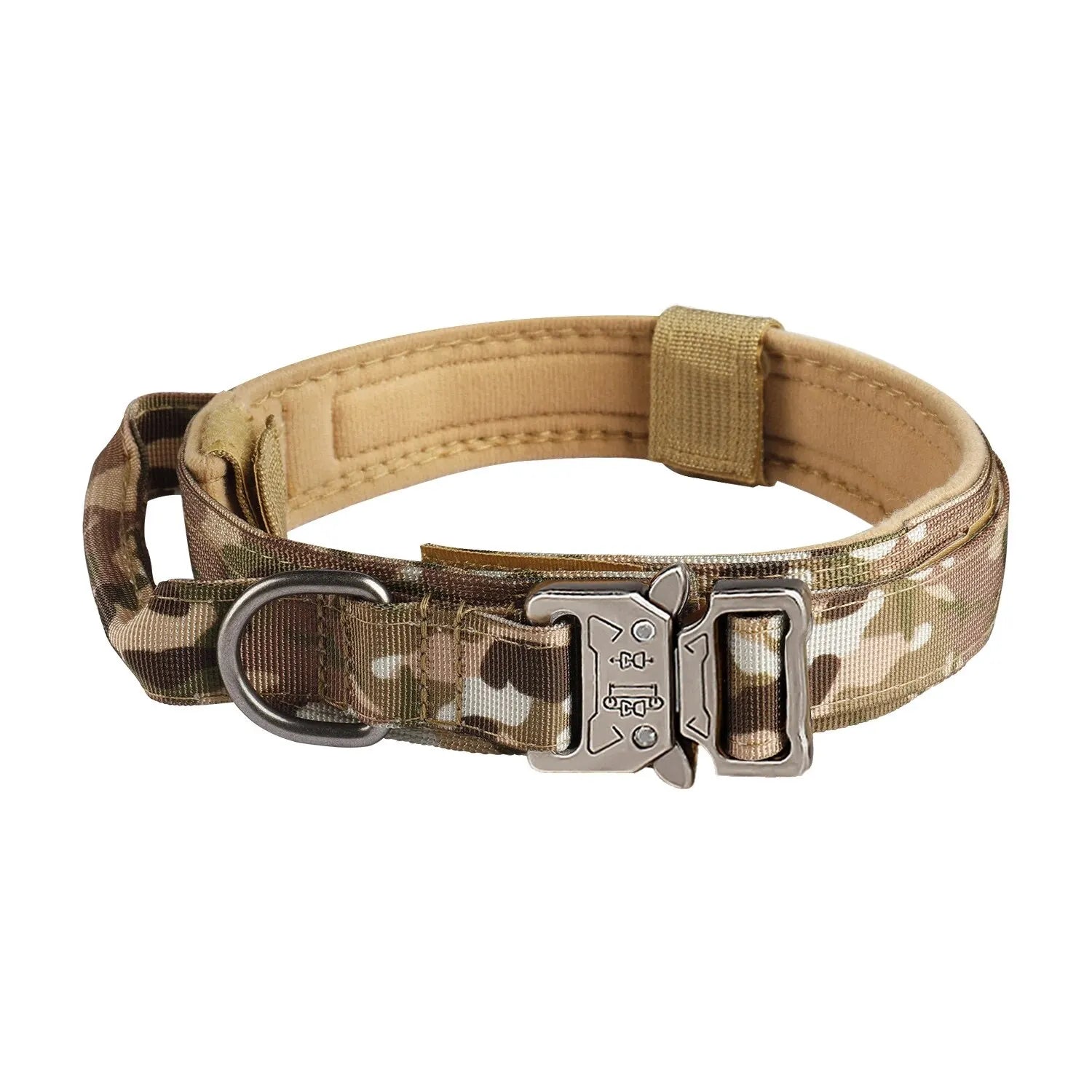 Outdoor Tactical Dog Collar With Metal Buckle Nylon Large - BarkHatch