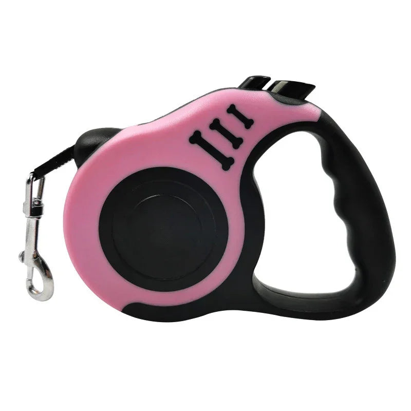 3m 5m Retractable Dog Leash Nylon For Medium Large Dogs - BarkHatch