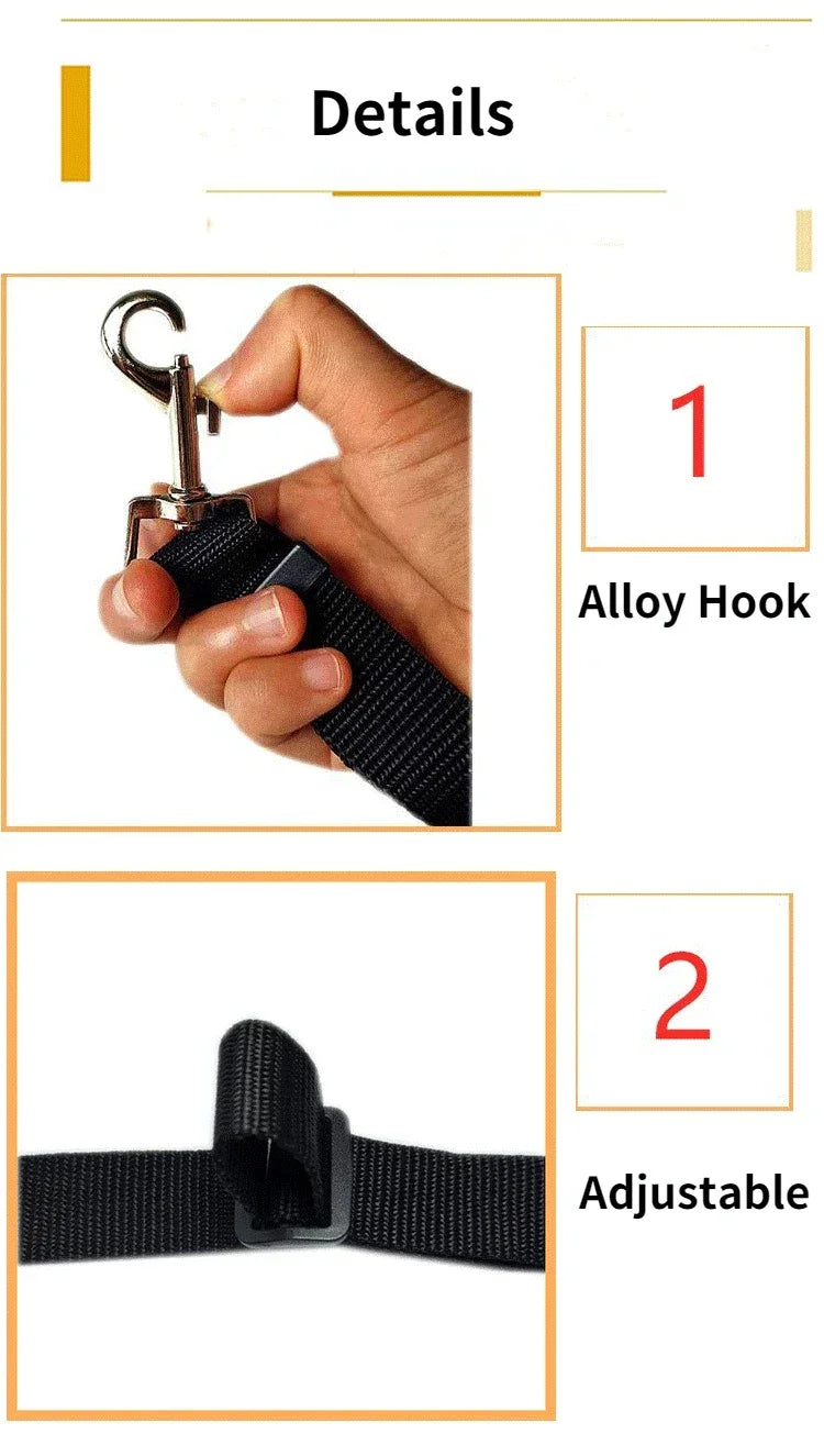 Solid Color Two In One Pet Car Seat Belt Nylon Leash - BarkHatch