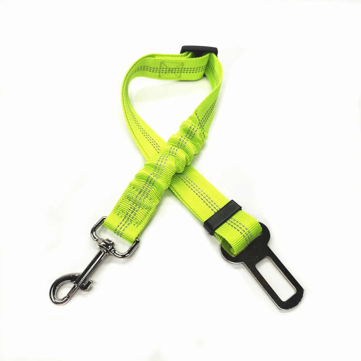 Adjustable Dog Car Seat Belt Harness Reflective Nylon - BarkHatch