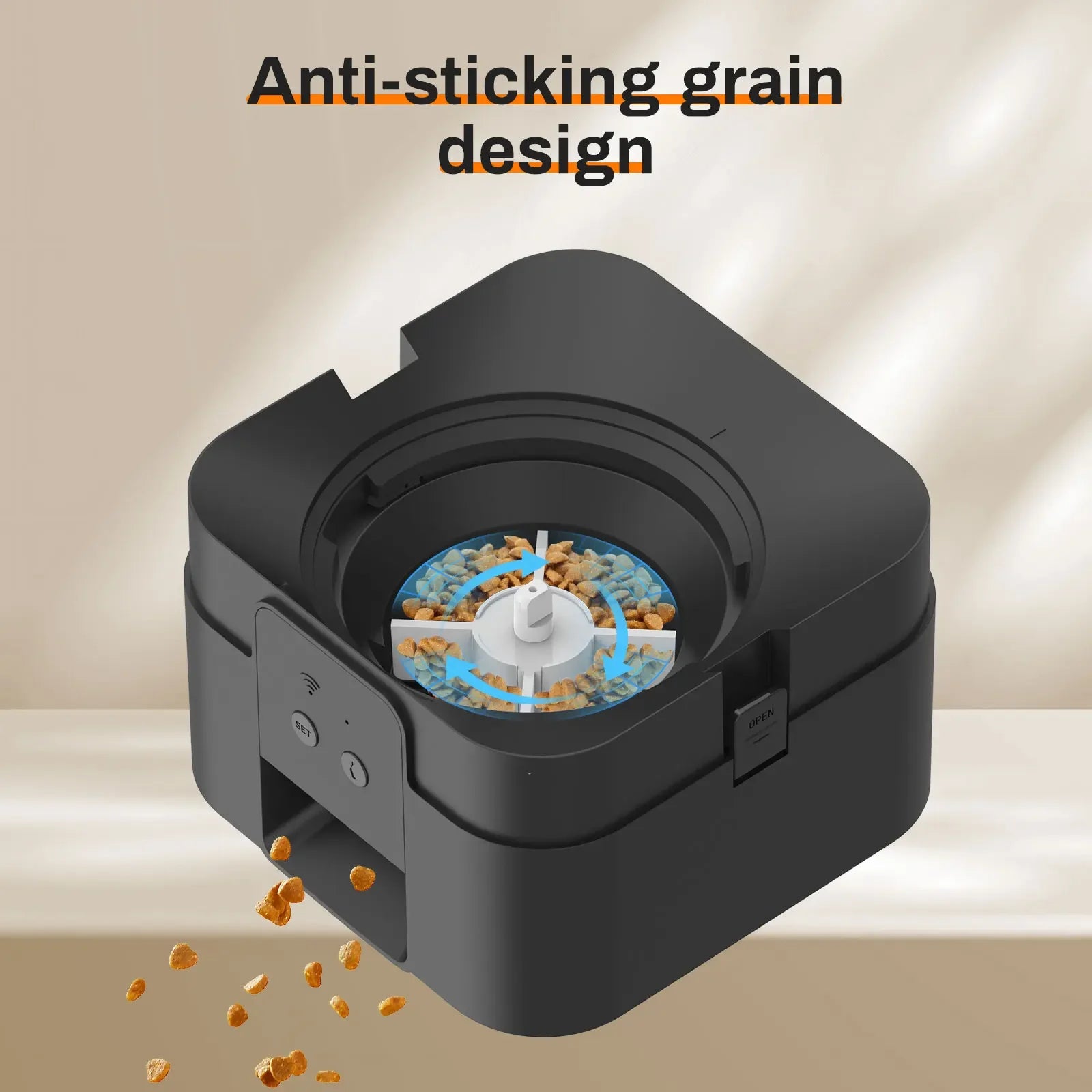 Smart Automatic Pet Feeder LCD Display Timed Food Dispenser Cats Dogs - BarkHatch