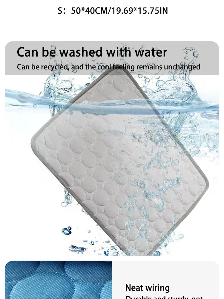 Pet Ice Mats Cooling Sleeping Pad for Cats and Dogs Nest Bed - BarkHatch