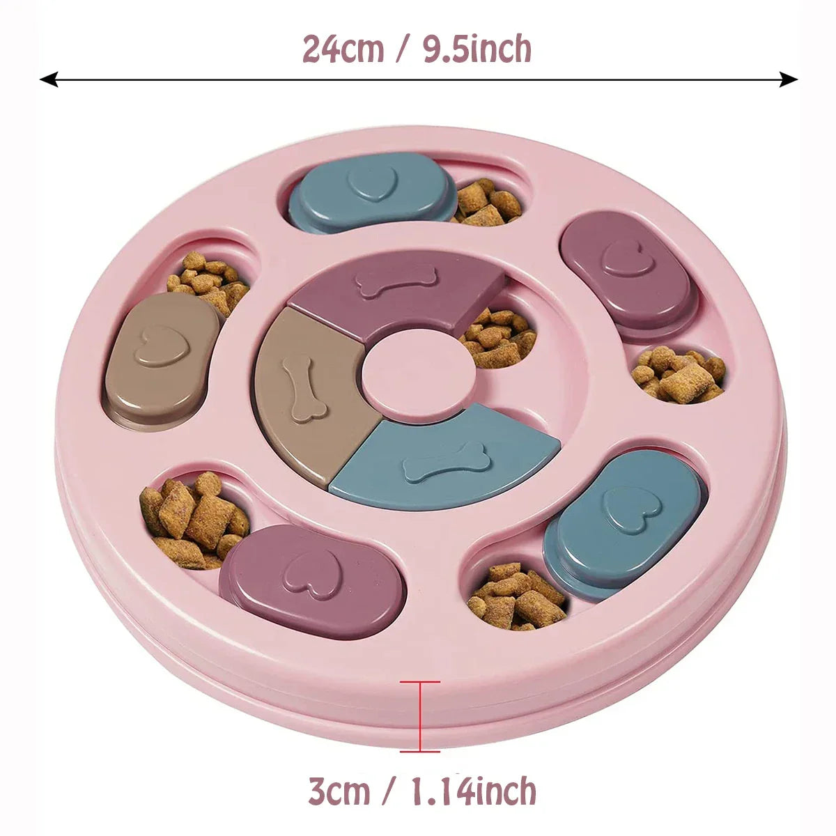 Dog Slow Feeder Interactive Toy For Educational Feeding - BarkHatch