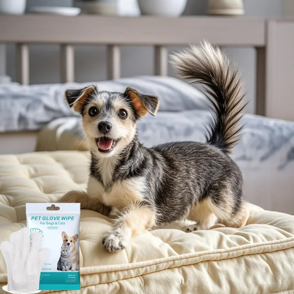 Disposable Gloves For Cat And Dog Bathing Wipes - BarkHatch