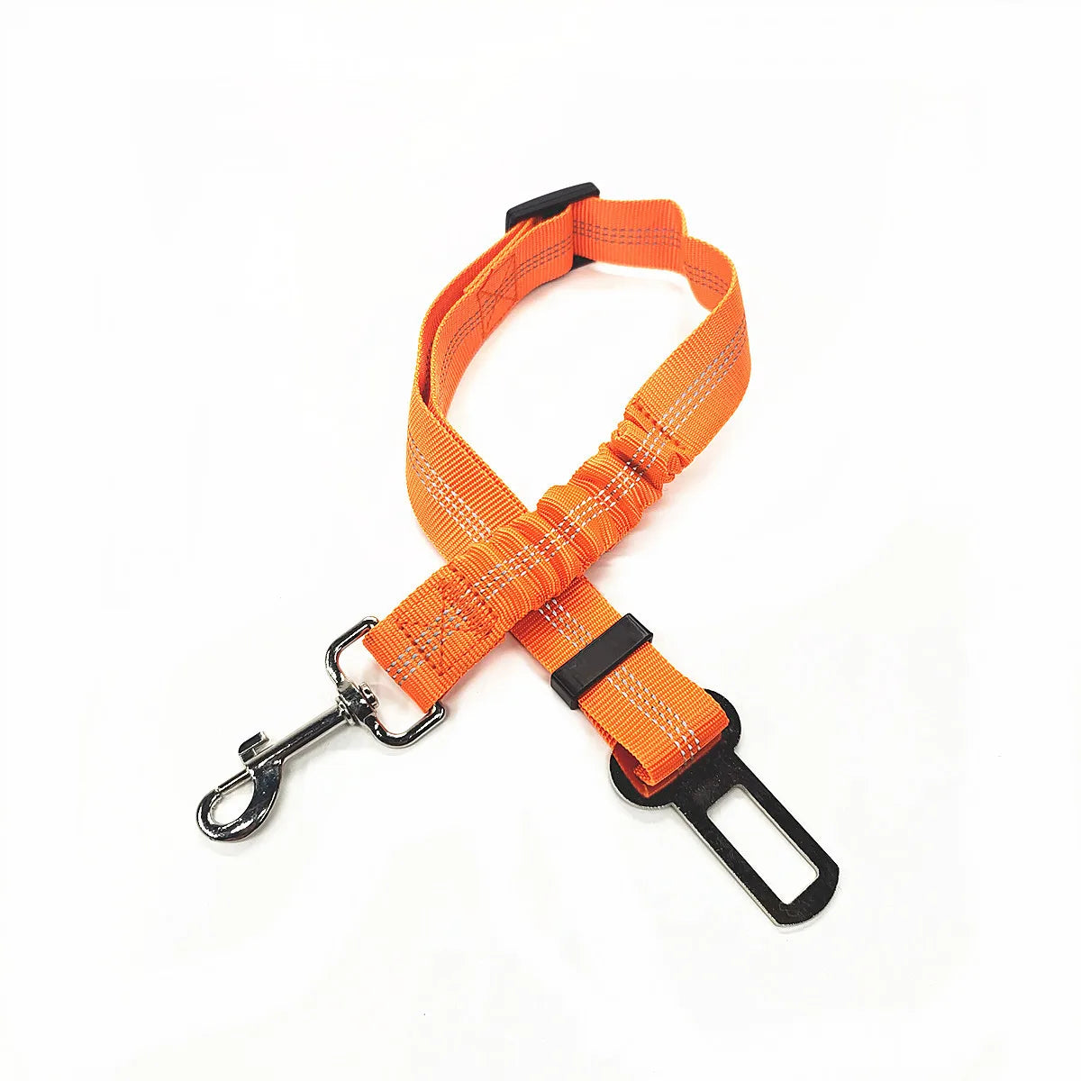 Adjustable Dog Car Seat Belt Harness Reflective Nylon - BarkHatch